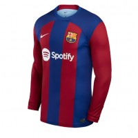 Barcelona Replica Home Shirt 2023-24 Long Sleeve